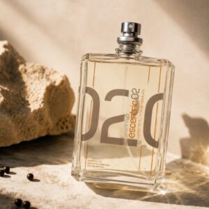 Escentric Molecules Escentric 02 Unisex EDP 100ml on Stone Display