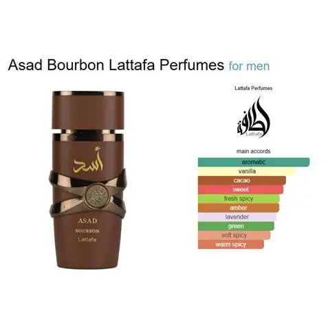 Lattafa Asad Bourbon Men EDP 100ml - Image 4
