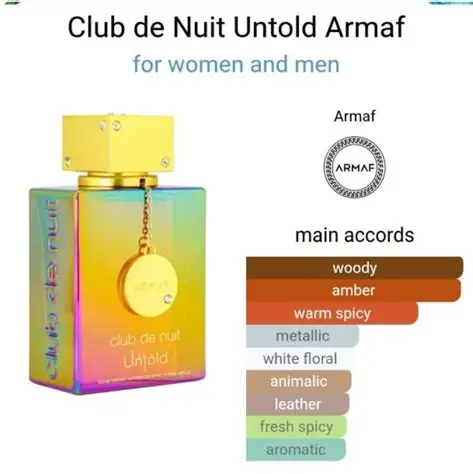 Armaf Club De Nuit Untold Unisex EDP 105ml - Image 2