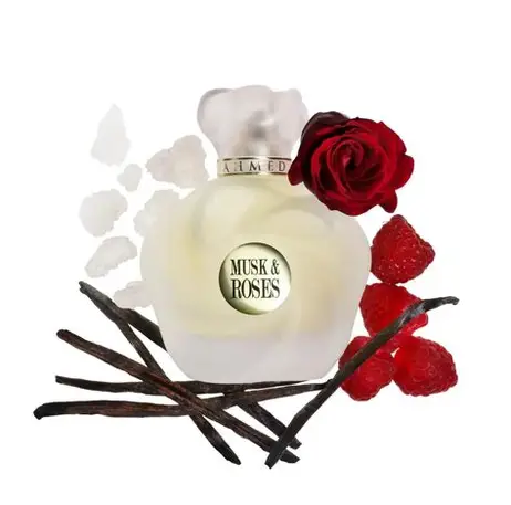 Ahmed Al Maghribi Musk & Roses Ladies EDP 75ml - Image 3