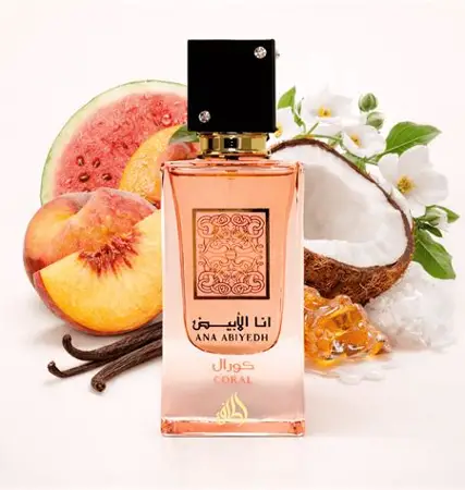 Lattafa Ana Abiyedh Coral Unisex EDP 60ml - Image 3